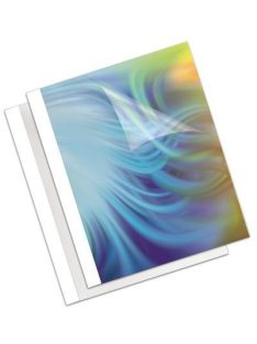   Fellowes Hőkötőborító, 12 mm, 101-120 lap, A4, FELLOWES "Standard", fehér DB/ÁR