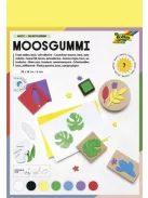 FOLIA Moosgumi, öntapadó, 20x29 cm, 7 lap, FOLIA "Basic", 7 különböző szín