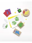 FOLIA Moosgumi, öntapadó, 20x29 cm, 7 lap, FOLIA "Basic", 7 különböző szín