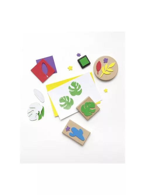 FOLIA Moosgumi, öntapadó, 20x29 cm, 7 lap, FOLIA "Basic", 7 különböző szín