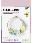 FOLIA Moosgumi, 20x29 cm, 10 lap, FOLIA "Pastel", 10 különböző pasztel szín