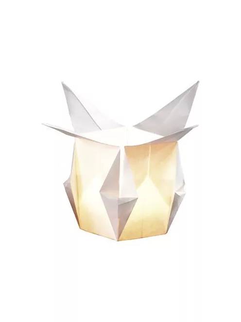 FOLIA Origami papír, lámpáshoz, 30x30 cm, 80 g, 12 lap, FOLIA, fehér