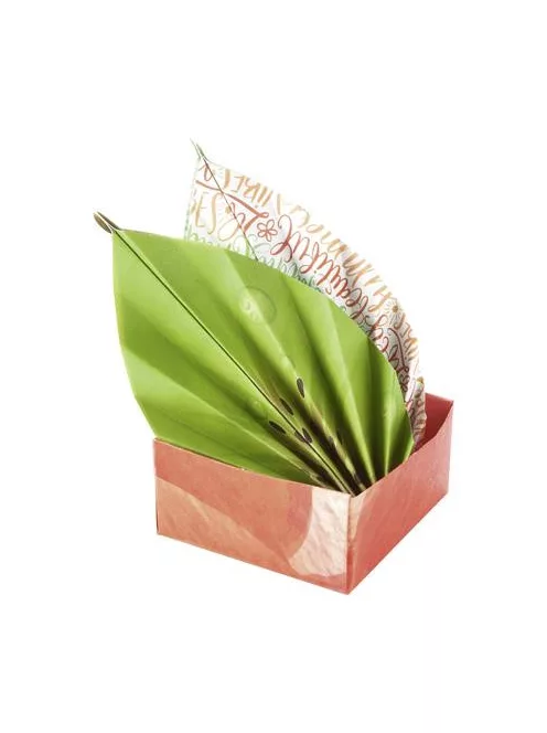 FOLIA Origami papír, 15x15 cm, 80 g, 50 lap, FOLIA "Tropical", 10 különböző minta