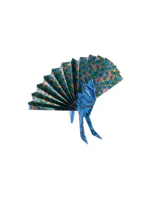 FOLIA Origami papír, 15x15 cm, 80 g, 50 lap, FOLIA "Wildlife", 10 különböző minta