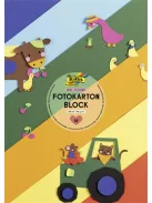 FOLIA Dekorkarton, 2 oldalas, A3, 300 g, 10 lap, FOLIA, „Basic”, vegyes színek