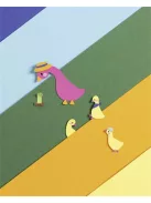 FOLIA Dekorkarton, 2 oldalas, A3, 300 g, 10 lap, FOLIA, „Basic”, vegyes színek