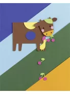 FOLIA Dekorkarton, 2 oldalas, A3, 300 g, 10 lap, FOLIA, „Basic”, vegyes színek