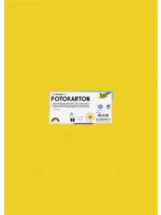   FOLIA Dekorkarton, 2 oldalas, 50x70 cm, 300 g, 10 lap, FOLIA, aranysárga