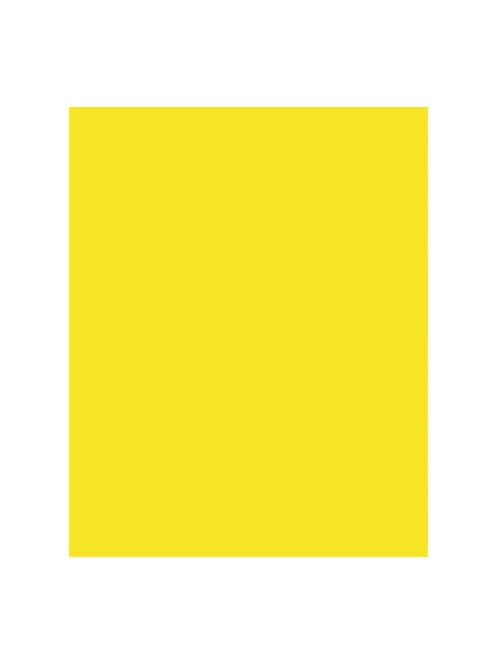 FOLIA Dekorkarton, 2 oldalas, 50x70cm, 220 g, 10 lap, FOLIA, citromsárga