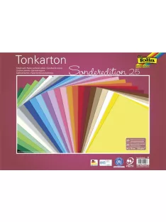   FOLIA Dekorkarton, 2 oldalas, 50x70cm, 220 g, 25 lap, FOLIA, vegyes színek