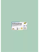 FOLIA Dekorkarton, 2 oldalas, 50x70 cm, 300 g, 10 lap, FOLIA, menta