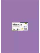 FOLIA Dekorkarton, 2 oldalas, 50x70 cm, 300 g, 10 lap, FOLIA, sötét orgonalila