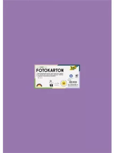   FOLIA Dekorkarton, 2 oldalas, 50x70 cm, 300 g, 10 lap, FOLIA, sötét orgonalila