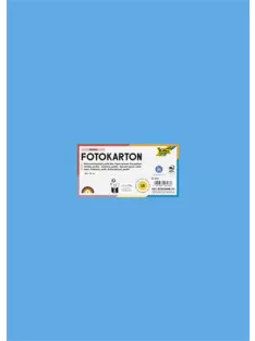   FOLIA Dekorkarton, 2 oldalas, 50x70 cm, 300 g, 10 lap, FOLIA, óceánkék