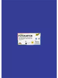   FOLIA Dekorkarton, 2 oldalas, 50x70 cm, 300 g, 10 lap, FOLIA, ultramarinkék