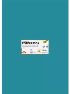   FOLIA Dekorkarton, 2 oldalas, 50x70 cm, 300 g, 10 lap, FOLIA, türkiz