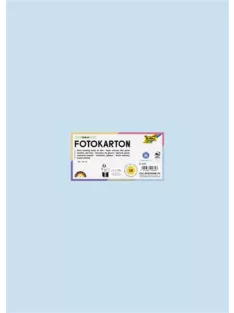   FOLIA Dekorkarton, 2 oldalas, 50x70 cm, 300 g, 10 lap, FOLIA, jégkék