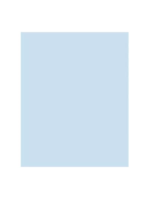 FOLIA Dekorkarton, 2 oldalas, 50x70 cm, 300 g, 10 lap, FOLIA, jégkék