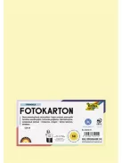 FOLIA Dekorkarton, 2 oldalas, A4, 300 g, 50 lap, FOLIA, szalmasárga