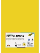 FOLIA Dekorkarton, 2 oldalas, A4, 300 g, 50 lap, FOLIA, aranysárga