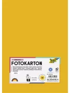 FOLIA Dekorkarton, 2 oldalas, A4, 300 g, 50 lap, FOLIA, mélysárga