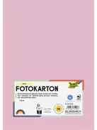 FOLIA Dekorkarton, 2 oldalas, A4, 300 g, 50 lap, FOLIA, halvány rózsaszín