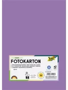 FOLIA Dekorkarton, 2 oldalas, A4, 300 g, 50 lap, FOLIA, sötét orgonalila