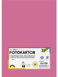  FOLIA Dekorkarton, 2 oldalas, A4, 300 g, 50 lap, FOLIA, fáradt rózsaszín
