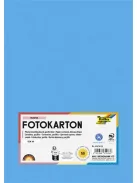 FOLIA Dekorkarton, 2 oldalas, A4, 300 g, 50 lap, FOLIA, óceánkék