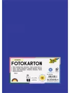 FOLIA Dekorkarton, 2 oldalas, A4, 300 g, 50 lap, FOLIA, mélykék