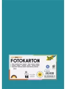 FOLIA Dekorkarton, 2 oldalas, A4, 300 g, 50 lap, FOLIA, türkiz