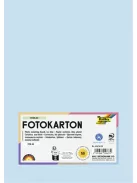 FOLIA Dekorkarton, 2 oldalas, A4, 300 g, 50 lap, FOLIA, jégkék