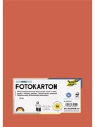 FOLIA Dekorkarton, 2 oldalas, A4, 300 g, 50 lap, FOLIA, narancs