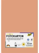 FOLIA Dekorkarton, 2 oldalas, A4, 300 g, 50 lap, FOLIA, lazacszínű