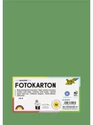 FOLIA Dekorkarton, 2 oldalas, A4, 300 g, 50 lap, FOLIA, mohazöld