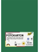 FOLIA Dekorkarton, 2 oldalas, A4, 300 g, 50 lap, FOLIA, fenyőzöld