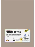 FOLIA Dekorkarton, 2 oldalas, A4, 300 g, 50 lap, FOLIA, cappuccino