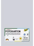 FOLIA Dekorkarton, 2 oldalas, A4, 300 g, 50 lap, FOLIA, világosszürke