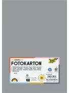 FOLIA Dekorkarton, 2 oldalas, A4, 300 g, 50 lap, FOLIA, kőszürke