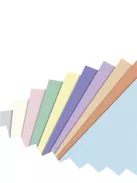 FOLIA Dekorkarton, 2 oldalas, A4, 300 g, 10x5 lap, FOLIA, „Pastel”, vegyes színek