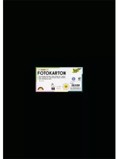  FOLIA Dekorkarton, 2 oldalas, 50x70 cm, 300 g, 10 lap, FOLIA, fekete