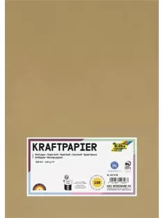 FOLIA Kraft papír, A4, 120 g, 100 lap, FOLIA