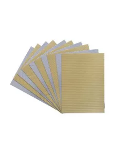   FOLIA Hullámkarton, 25x35 cm, 10 lap, FOLIA, arany és ezüst vegyes színek