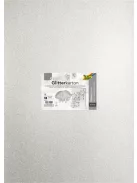 FOLIA Dekorkarton tömb, csillámos, 1 oldalas, 50x70 cm, 300g, 5 lap, FOLIA, ezüst