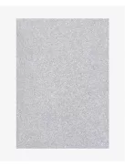 FOLIA Dekorkarton tömb, csillámos, 1 oldalas, 50x70 cm, 300g, 5 lap, FOLIA, ezüst