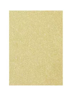   FOLIA Dekorkarton tömb, csillámos, 1 oldalas, 50x70 cm, 300g, 5 lap, FOLIA, arany