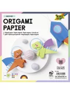 FOLIA Origami papír, 20x20 cm, 70 g, 100 lap, FOLIA, vegyes színek