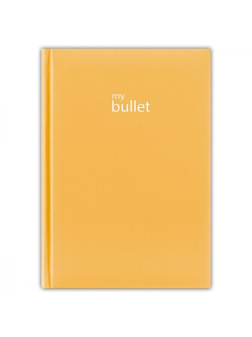 Dayliner MyPastel Bullet Journal, my bullet napló, notesz A/5, sárga