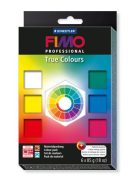 FIMO Gyurma készlet, 6x85 g, égethető, FIMO "Professional True Colours", 6 különböző szín