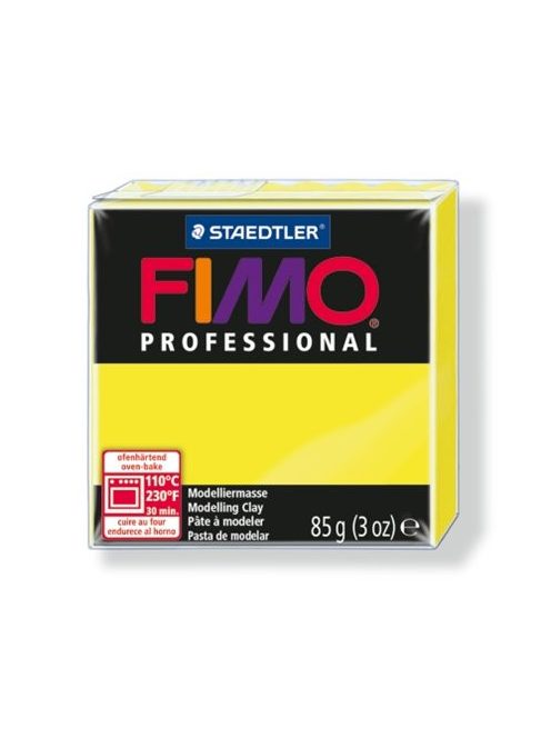 FIMO Gyurma, 85 g, égethető, FIMO "Professional", sárga